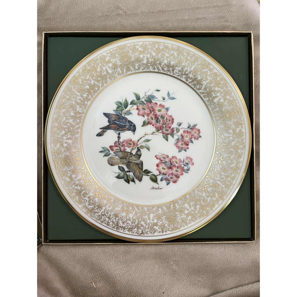 Lenox American Redstart Plate 1975 Boehm Design Original Box